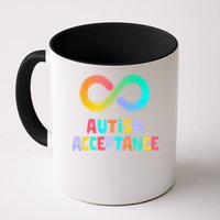 Red Instead Autism Acceptance of Autism Mug