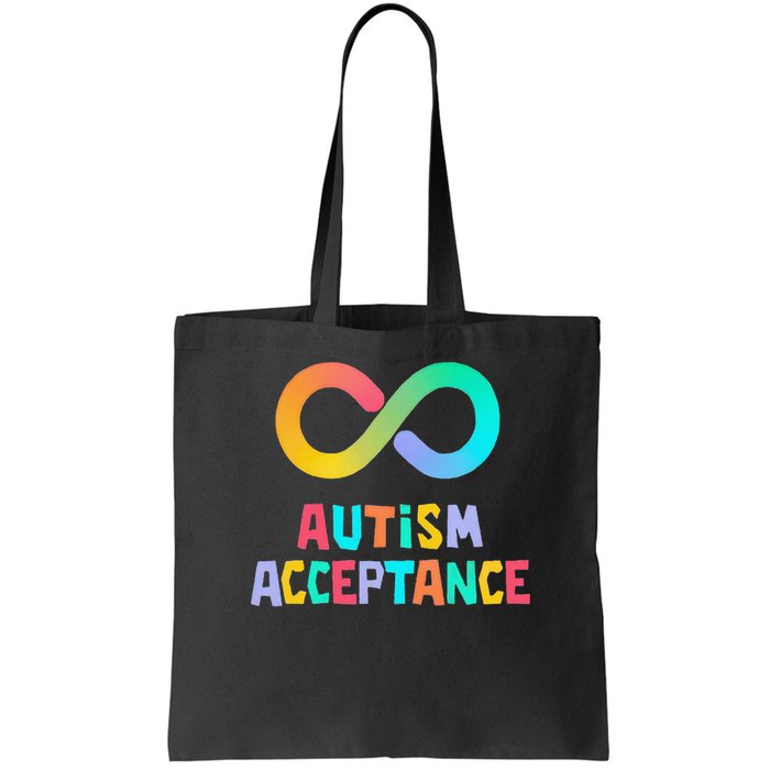Red Instead Autism Acceptance of Autism Bag