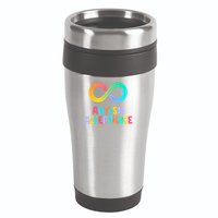 Red Instead Autism Acceptance of Autism 16oz Travel Tumbler