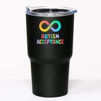 Red Instead Autism Acceptance of Autism Tumbler