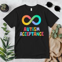 Red Instead Autism Acceptance of Autism Premium T-Shirt