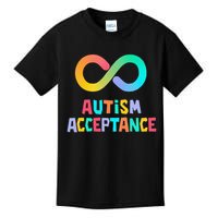 Red Instead Autism Acceptance of Autism Kids T-Shirt