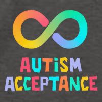 Red Instead Autism Acceptance of Autism Vector Backpack