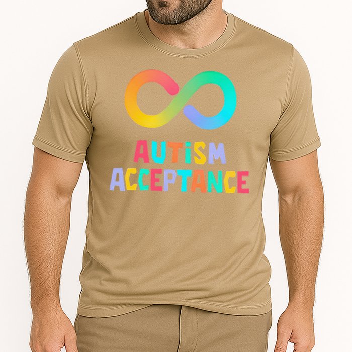 Red Instead Autism Acceptance of Autism Performance Shirt