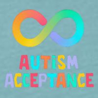 Red Instead Autism Acceptance of Autism Sueded Cloud Jersey T-Shirt