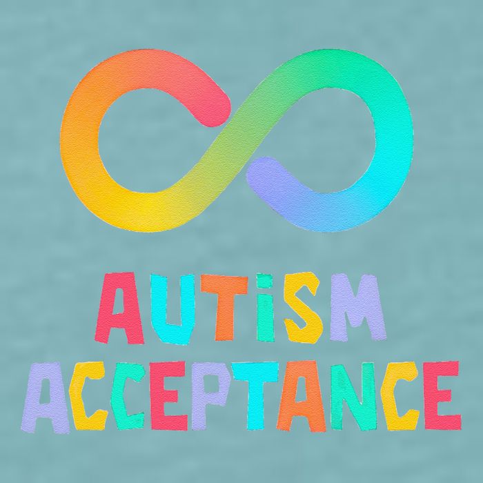 Red Instead Autism Acceptance of Autism Sueded Cloud Jersey T-Shirt