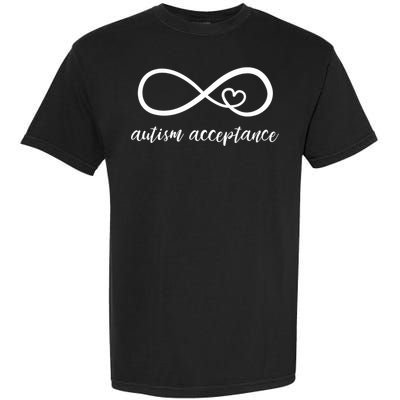 Red Instead Autism Acceptance of Autism Garment-Dyed Heavyweight T-Shirt