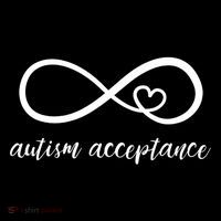 Red Instead Autism Acceptance of Autism Hoodie