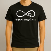 Red Instead Autism Acceptance of Autism T-Shirt