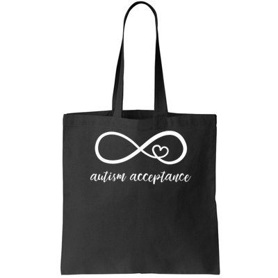 Red Instead Autism Acceptance of Autism Bag