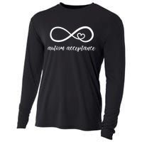 Red Instead Autism Acceptance of Autism Cooling Performance Long Sleeve Crew