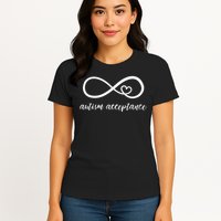 Red Instead Autism Acceptance of Autism Womens T-Shirt