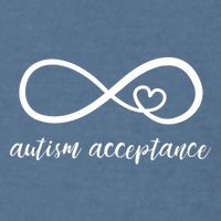 Red Instead Autism Acceptance of Autism Garment-Dyed Sweatshirt