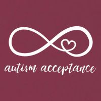 Red Instead Autism Acceptance of Autism 16oz Travel Tumbler