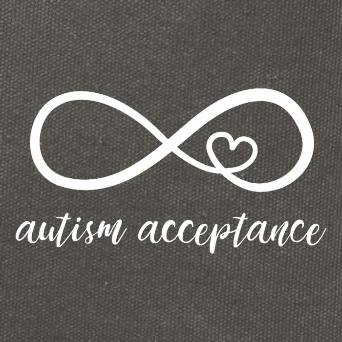 Red Instead Autism Acceptance of Autism Cotton Canvas Backpack