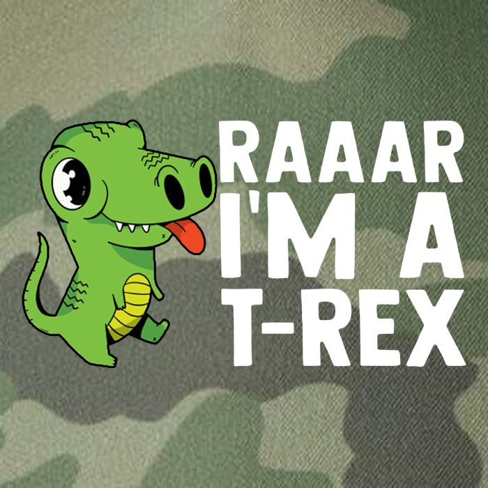 Raar I'm A T Rex Cute Funny Dinosaur Legacy Tie Dye Trucker Hat