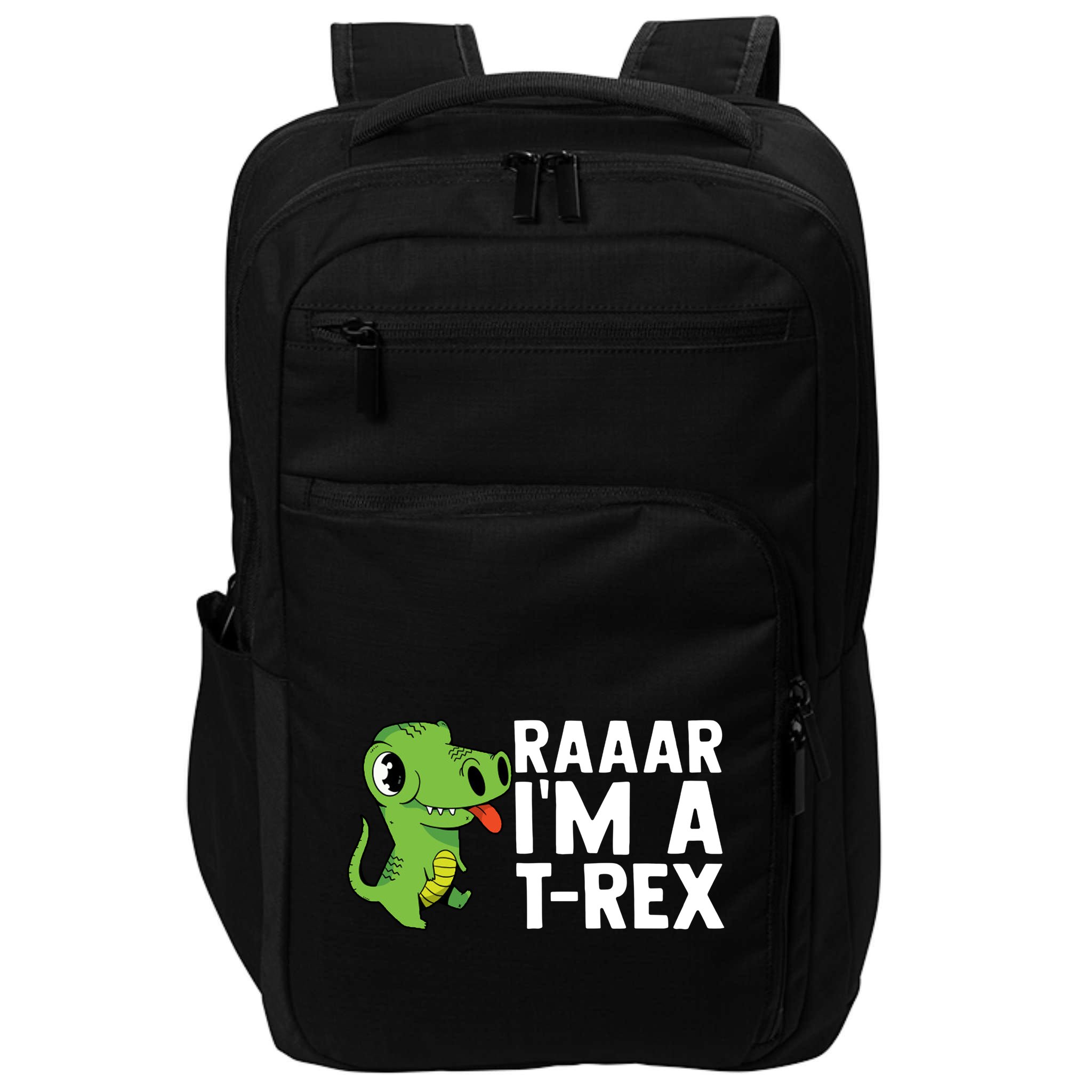 Raar I'm A T Rex Cute Funny Dinosaur Impact Tech Backpack