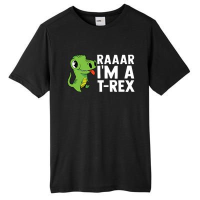 Raar I'm A T Rex Cute Funny Dinosaur Tall Fusion ChromaSoft Performance T-Shirt