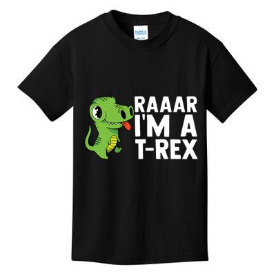 Raar I'm A T Rex Cute Funny Dinosaur Kids T-Shirt