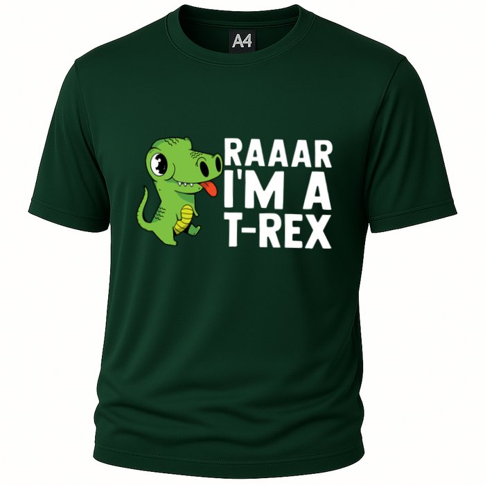 Raar I'm A T Rex Cute Funny Dinosaur Cooling Performance Crew T-Shirt
