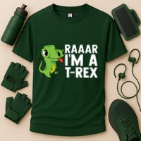 Raar I'm A T Rex Cute Funny Dinosaur Cooling Performance Crew T-Shirt