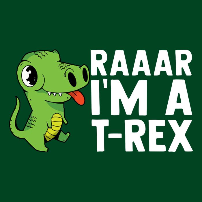 Raar I'm A T Rex Cute Funny Dinosaur Cooling Performance Crew T-Shirt