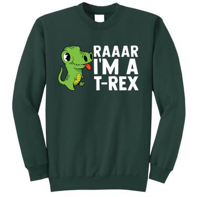 Raar I'm A T Rex Cute Funny Dinosaur Sweatshirt