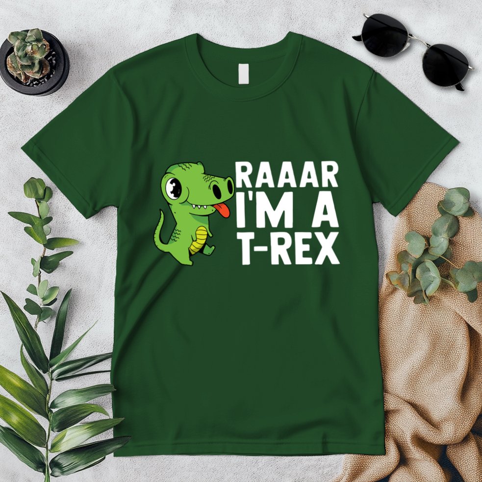 Raar I'm A T Rex Cute Funny Dinosaur Premium T-Shirt