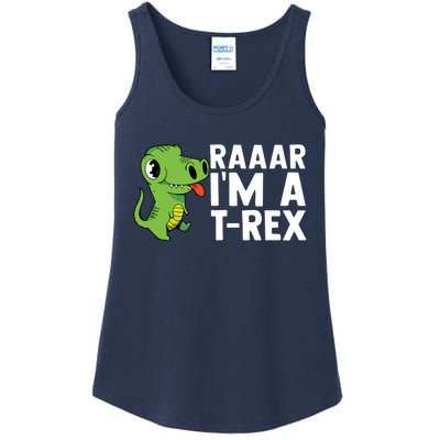 Raar I'm A T Rex Cute Funny Dinosaur Ladies Essential Tank