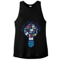 Reading Is Always A Good Idea Lightbulb Ladies PosiCharge Tri-Blend Wicking Tank