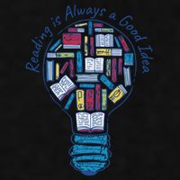 Reading Is Always A Good Idea Lightbulb Ladies PosiCharge Tri-Blend Wicking Tank