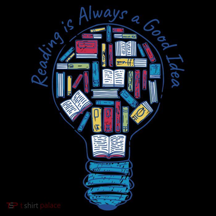 Reading Is Always A Good Idea Lightbulb Flexfit Unipanel Trucker Cap
