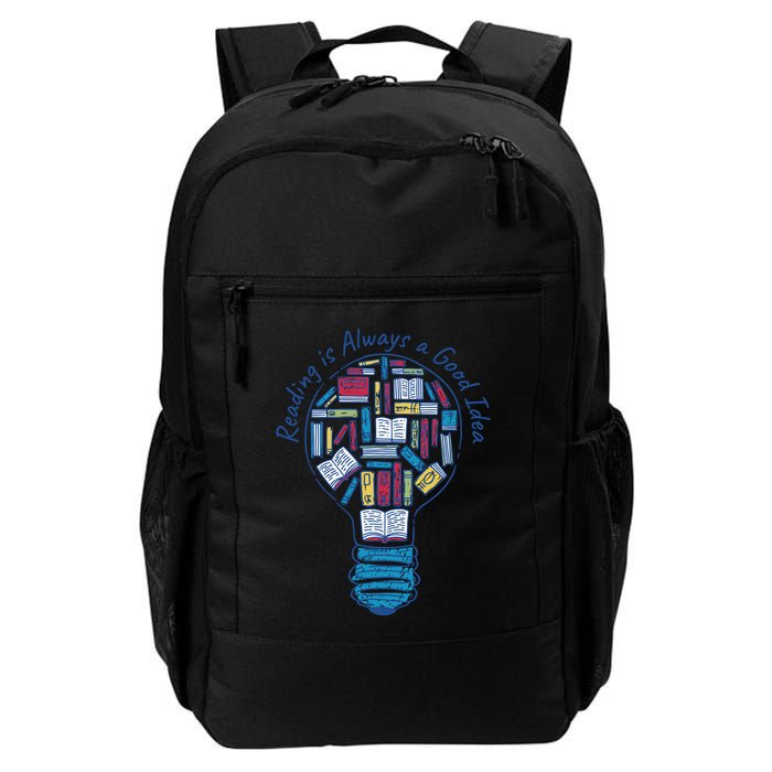 Reading Is Always A Good Idea Lightbulb Backpack