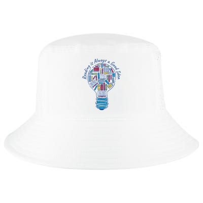 Reading Is Always A Good Idea Lightbulb Cool Comfort Performance Bucket Hat