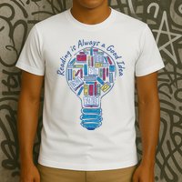 Reading Is Always A Good Idea Lightbulb T-Shirt