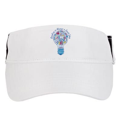 Reading Is Always A Good Idea Lightbulb Adult Drive Performance Visor