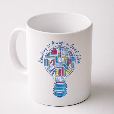 Reading Is Always A Good Idea Lightbulb Mug
