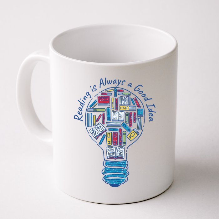 Reading Is Always A Good Idea Lightbulb Mug
