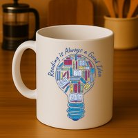 Reading Is Always A Good Idea Lightbulb Mug