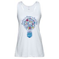 Reading Is Always A Good Idea Lightbulb Ladies Essential Flowy Tank
