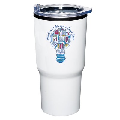 Reading Is Always A Good Idea Lightbulb Tumbler