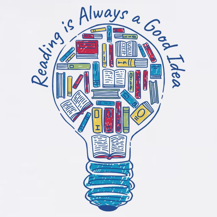 Reading Is Always A Good Idea Lightbulb Mousepad