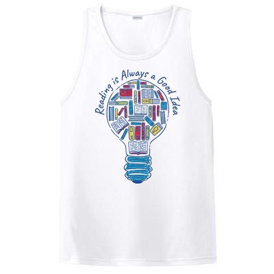 Reading Is Always A Good Idea Lightbulb PosiCharge Competitor Tank