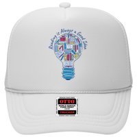 Reading Is Always A Good Idea Lightbulb Trucker Hat