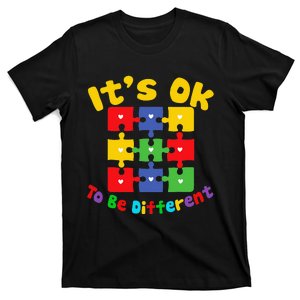 Retro IN APRIL WE WEAR BLUE Puzzle Autism Awareness Month T-Shirt