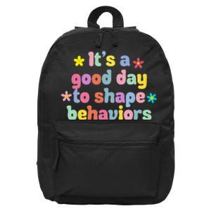 Retro It's A Good Day To Shape Behaviors 16 in Basic Backpack