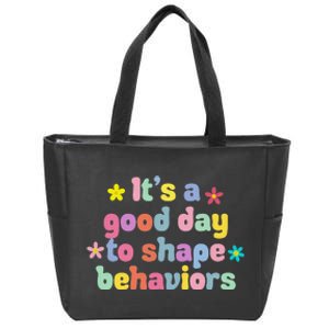 Retro It's A Good Day To Shape Behaviors Zip Tote Bag