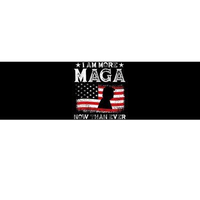 Retro I Am More Maga Now Than Ever Funny Bumper Sticker