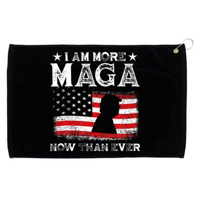 Retro I Am More Maga Now Than Ever Funny Grommeted Golf Towel