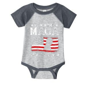 Retro I Am More Maga Now Than Ever Funny Infant Baby Jersey Bodysuit